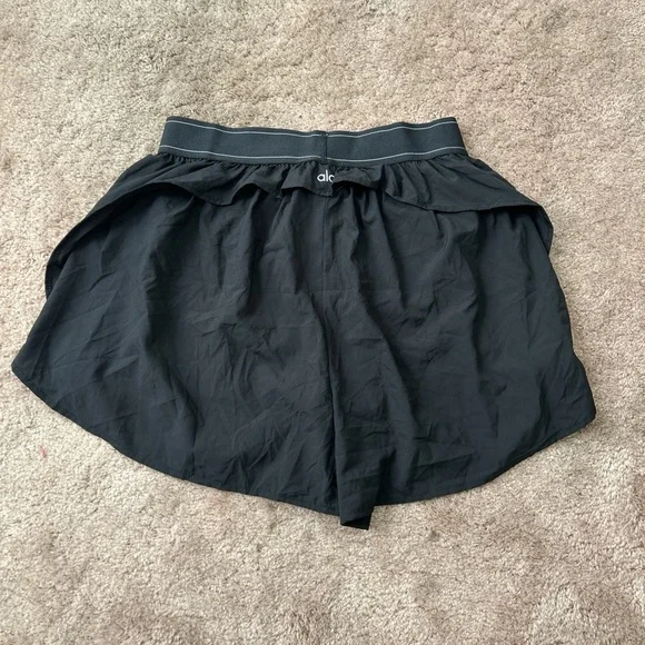 Alo Yoga Black Set Match Point Shorts and Aspire Tank Size Large - Picture 5 of 6